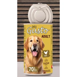 Deli Gusto Dog Chicken - хапки в сос с пилешко 1240гр.