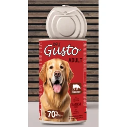 Deli Gusto Dog Rind - хапки в сос с говеждо 1240гр.