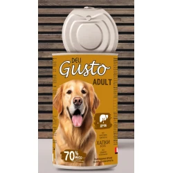 Deli Gusto Dog Liver- хапки в сос с дроб 1240гр.