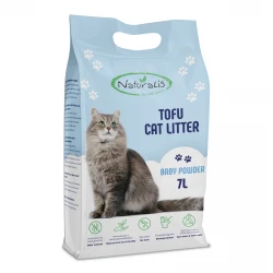 Naturalis Tofu Cat Litter 7l Baby Powder- 100% натурална котешка тоалетна с бебешка пудра