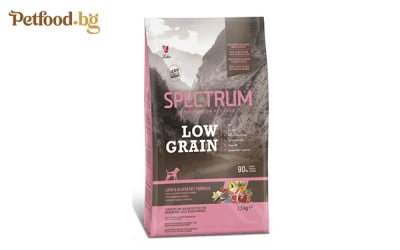 Преглед и ревю на храна за кучета Spectrum Low Grain Lamb and Blueberry Medium & Large Breeds Adult Dog