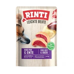 Rinti Pur - Пауч за кучета от чисто говеждо и патешко 400 гр
