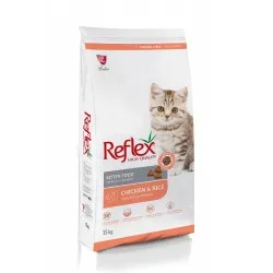 Reflex Kitten - Пълноценна храна за подрастващи котки от всички породи с пилешко месо 15 кг