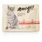 Amigos Premium Pouch - Пълноценна храна за израснали котки, с Говеждо и Агнешко 400 гр