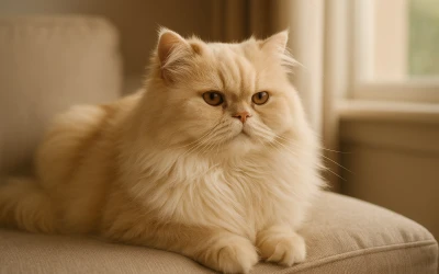 Персийска котка – характер, грижа за козината и хранене