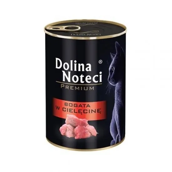 Dolina Noteci Premium Adult Cat Veal - Консерва за израснали котки с телешко 400 гр