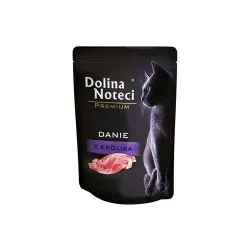Dolina Noteci Premium Adult Cat Rabbit - Пауч за израснали котки със заек 85 гр