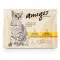 Amigos Premium Pouch - Пълноценна храна за израснали котки, пилешко с черен дроб и пилешко с пуешко 400 гр
