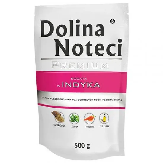 Dolina Noteci Premium Dog Turkey - Пауч за кучета с пуешко 500 гр
