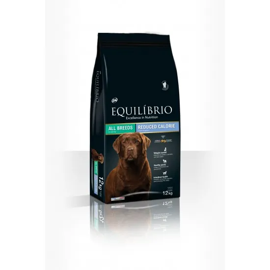 Equilibrio Adult Dog Reduced Calorie All Breeds - Нискокалорична храна за израснали кучета от всички породи 12 кг