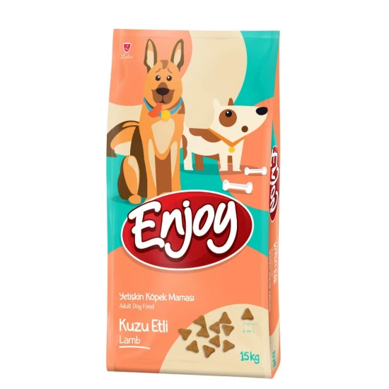 Enjoy Adult Dog Lamb- Пълноценна храна за израснали кучета от всички породи с агнешко 15 кг