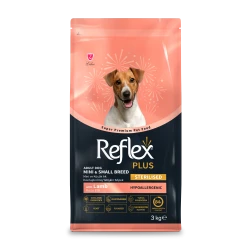 REFLEX+ LIGHT/STERILISED MINI/SMALL LAMB 3 kg - Пълноценна нискокалорична храна за кастрирани кучета от дребни породи с агнешко 3 кг