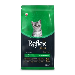 Reflex Plus Chicken Kitten - Пълноценна храна за подрастващи котки от всички породи с пилешко месо 1.5 кг