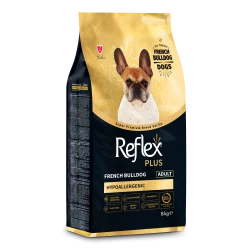 Reflex Plus Breed Series French Bulldog Adult 8kg - Специална супер премиум храна за израснали кучета от поода Френски Булдог 8кг.