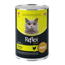 Reflex Plus Пастет за израснали кастрирани котки с пилешко – 395гр.