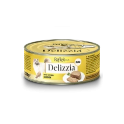 Reflex Plus Delizzia Pate with Chicken 85gr - Консерва с пилешко за израснали котки – пастет 85гр.