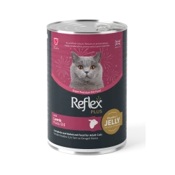 Reflex Plus Консерва с агнешко за израснали котки – хапки в сос 400гр.
