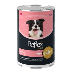 Reflex Plus Консерва със сьомга за израснали кучета– хапки в сос 400гр.