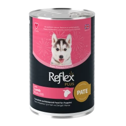 Reflex Plus Консерва с агнешко за подрастващи кучета – Пастет 400гр.
