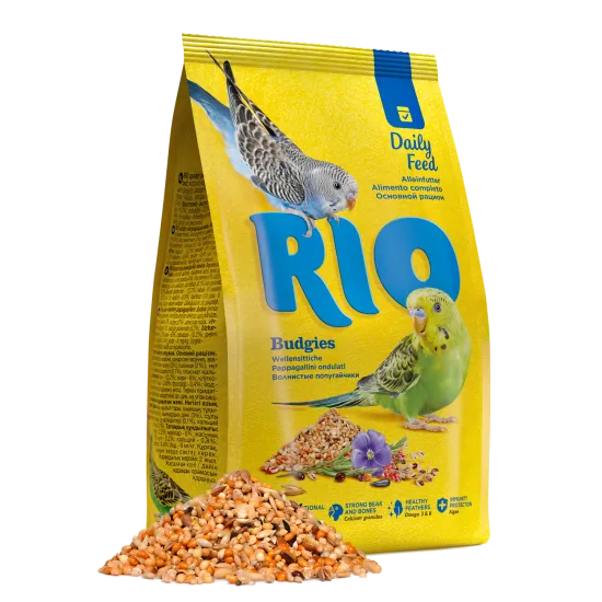 RIO Daily feed for budgies - Пълноценна ежедневна храна за вълнисти папагали 500 гр