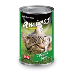 Amigos Game Adult Cat - Консерва за израснали котки с дивеч 415 гр