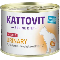 Kattovit Urinary - Консервирана храна за котки с проблеми с уринарния тракт, с телешко 185 гр
