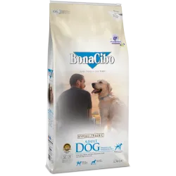 BonaCibo Chicken, Anchovy & Rice Adult Dog - Пълноценна храна за израснали кучета с пилешко,аншоа и ориз 15 кг