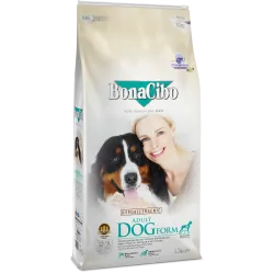 BonaCibo Form Adult Dog - Пълноценна храна за кучета с наднормено тегло или над 9 годишна възраст 15 кг