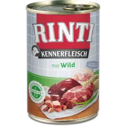 Rinti Kennerfleisch Adult - Консервирана храна за израснали кучета с дивеч 400 гр