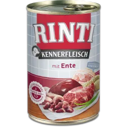 Rinti Kennerfleisch Adult - Консервирана храна за израснали кучета с патешко 400 гр