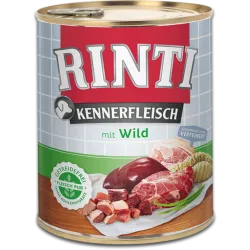 Rinti Kennerfleisch Adult - Консервирана храна за израснали кучета с дивеч 800 гр