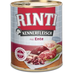 Rinti Kennerfleisch Adult - Консервирана храна за израснали кучета с патешко 800 гр