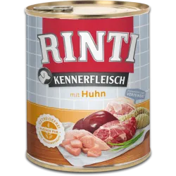 Rinti Kennerfleisch Adult - Консервирана храна за израснали кучета с пилешко 800 гр