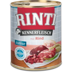 Rinti Kennerfleisch Junior - Консервирана храна за подрастващи кучета с говеждо 800 гр