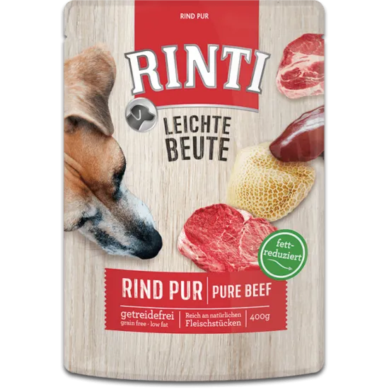 Rinti Pur - Пауч за кучета от чисто говеждо 400 гр