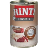 Rinti Sensible - Консервирана храна за кучета с алергии, с агнешко и ориз 400 гр