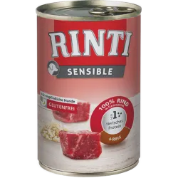 Rinti Sensible - Консервирана храна за кучета с алергии, с говеждо и ориз 400 гр