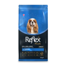 Reflex Plus Salmon Small Breed Adult Dog - Пълноценна храна за израснали кучета от малки породи със сьомга 3 кг