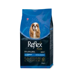 Reflex Plus Salmon Small Breed Adult Dog - Пълноценна храна за израснали кучета от малки породи със сьомга 8 кг