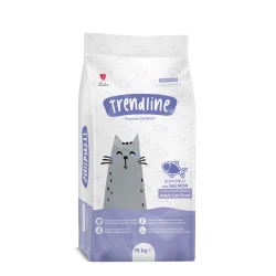 Trendline Adult Cat Food Salmon - Пълноценна храна за израснали котки от всички породи със сьомга 15 кг